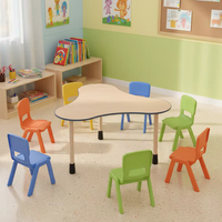 Table de conférence et d'étude scolaire moderne Bo Jiao, librement configurable, pour 3 personnes, hauteur réglable, personnalisable, écologique et durable