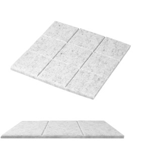 Paneles Acústicos Modernos de Poliéster Curvos Pintables en Blanco para Estudio Musical, Gimnasios y Exteriores - Product Image 6
