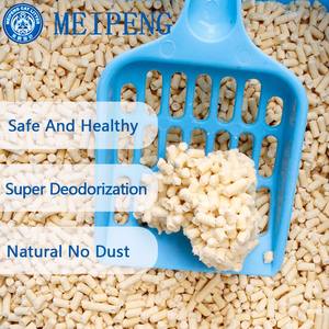 Прямая Продажа с китайской фабрики, оптовая продажа, индивидуальный логотип, сильный контроль запаха, натуральный растительный тофу, наполнитель для кошачьего туалета - Product Image 5