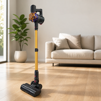 Aspirateur sans fil 12000 Pa, autoportant, brosse anti-emmêlement, bac à poussière grande capacité 0,6 L, vidage en un clic, filtre lavable