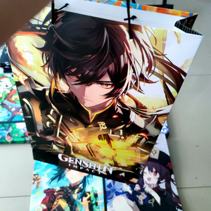 54 Tipi di Personaggi, Sacchetti Regalo in Carta Piccoli 41*27.5*8.8cm, <span class=keywords><strong>Genshin</strong></span> Impact e Jujutsu <span class=keywords><strong>Anime</strong></span> Expo - Product Image 1
