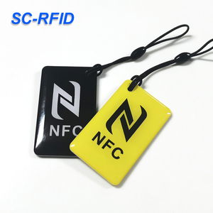 Заводской запас: настраиваемые NFC-метки 13,56 МГц из эпоксидной смолы, <span class=keywords><strong>RFID</strong></span>-брелоки, карты-теги из ПВХ и эпоксидного материала для социальных сетей - Product Image 2