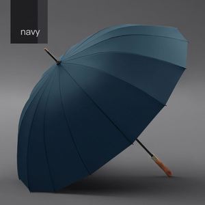Parapluie Droit à Long Manche en Bois de 23 Pouces, Grande Taille, Robuste, avec Logo Personnalisé pour Homme - Offre Spéciale - Product Image 4