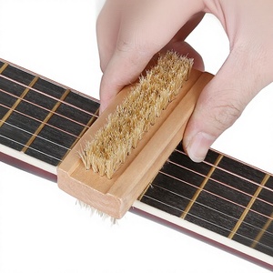 Produits de nettoyage en gros pour la maison intelligente : Nettoyant pour baskets double face avec manche en bois et logo personnalisé en nylon - Product Image 5