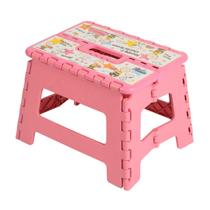 Print Heat Cute Kids Kitchen <strong>Fold</strong> <strong>up</strong> Home <strong>Stool</strong> Picnic Space Saving Plastic Retractable Foldable <strong>Stool</strong> - Product Image 1