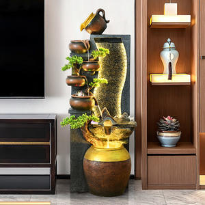 Grande cascade <span class=keywords><strong>lumineuse</strong></span> de Style européen pour l'intérieur et l'extérieur, décoration de jardin, <span class=keywords><strong>fontaine</strong></span> d'<span class=keywords><strong>eau</strong></span> avec lumière - Product Image 2