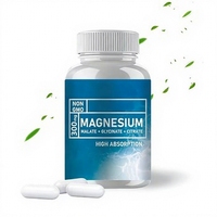 Acorn Whale Factory OEM Custom Private Label Magnesium Glycinate Triple Complex Magnesium Capsules Men-Immunity Anti-Fatigue GMP