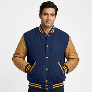 Chaqueta Varsity de Moda 2026 con Cuello Alto, Diseño Personalizado Transpirable Estilo Letterman Hulk Grip para Invierno y Estilo Urbano - Product Image 1