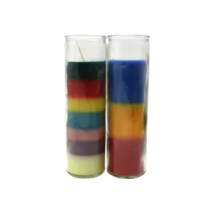 7days 8 inches glass jar memorial religious candle with private label funeral memorial candles grave candle memorial