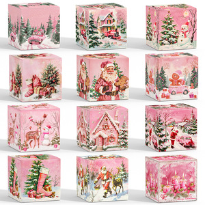 Recyclable Square Folding <b>Christmas</b> <b>Gifts</b> <b>Box</b> Winter Holiday Party Candy Socks Scarf <b>Gifts</b> Packing Cardboard <b>Gift</b> <b>Box</b> - Product Image 1