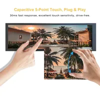 Mini écran large pour ordinateur portable 1920x480 pour IPS 8,8 pouces, écran tactile étirable, écran secondaire, écran d'affichage PC blanc 0ms