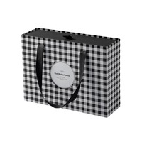 Boîte cadeau portable de type tiroir au design quadrillé exquis, petit look frais pour différents emballages de cadeaux d'occasion spécifiques