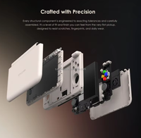 Konsol Game Genggam Retroid Pocket Duo Lite Layar TFT 5.5''+4.2'' Inci 4+64GB 6+128G Android 15 /16 Pemutar Video Game Plastik