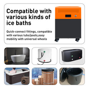 Máquina de Baño de Hielo de <span class=keywords><strong>Laboratorio</strong></span>, Enfriador de Agua, Compresor Refrigerado por Aire, Recirculación de Refrigeración, Pantalla Digital, 1.4HP, Directo de Fábrica - Product Image 5