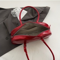 Tas Selempang Wanita Mewah Merk Ternama Resleting Biasa Bahan Kulit PU Tahan Air Lapisan Kulit Asli Model Fashion