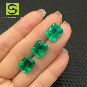 SuperGS SGSLGE05 Alexandrit-Stein synthetischer Edelstein lose Labor-Anbaute Smaragd lose Edelsteine für Schmuckherstellung