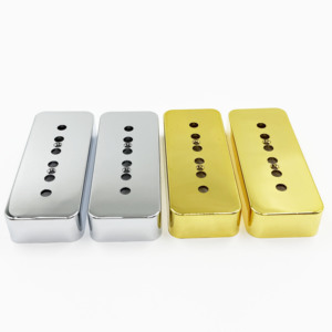 Cubiertas de <span class=keywords><strong>pastillas</strong></span> de guitarra HIVE Vintage P90, tapas de <span class=keywords><strong>pastillas</strong></span> con blindaje contra ruido, carcasa de pastilla P90 para guitarra eléctrica de 50/52 mm - Product Image 1