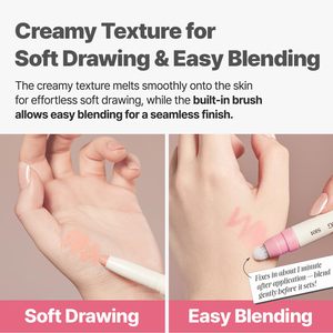 Clio Soft Blending Shadow Stick S103 Haze Berry con pennello per occhi - Product Image 3