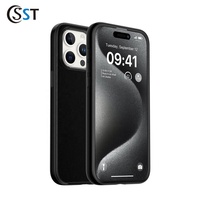 Casing HP iPhone 15 Pro Max Desain Sporty TPE Anti-Shock Efek Bantalan, Grosir Murah Pabrik, Laris Manis