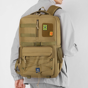 Sac à dos tactique camouflage grande capacité pour activités de plein air, randonnée, voyage, imperméable et durable, idéal pour les affaires - Product Image 1