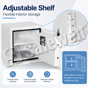 Coffre-fort ignifuge Safewell EN15659 <span class=keywords><strong>LFS</strong></span> 30 en acier avec étagère réglable pour dossiers de bureau et objets de valeur - Product Image 4