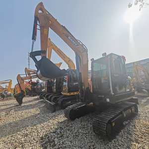 Sany SY60C Mini pelleteuse d'occasion à vendre Bon prix 6 tonnes Poids opérationnel Moteur Yanmar Mini Digger de marque - Product Image 2