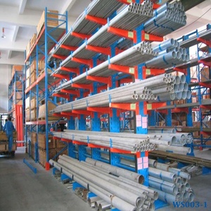 Estante voladizo de almacén 2024, sistema de estantería voladizo de almacenamiento de tubería de acero industrial resistente directo de fábrica - Product Image 6