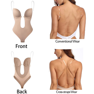 Donne Fajas Colombianas reggiseni invisibili senza schienale senza cuciture perizoma profondo <span class=keywords><strong>V</strong></span> body a forma di U Shaper - Product Image 2