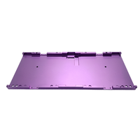 Clavier mécanique personnalisé avec plaque de base en aluminium et finition de surface usinée par CNC