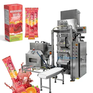 Machine à emballer les sachets de jus de fruits multi-voies automatique et facile à déchirer Machine à emballer les bâtonnets liquides pour le miel et les fruits