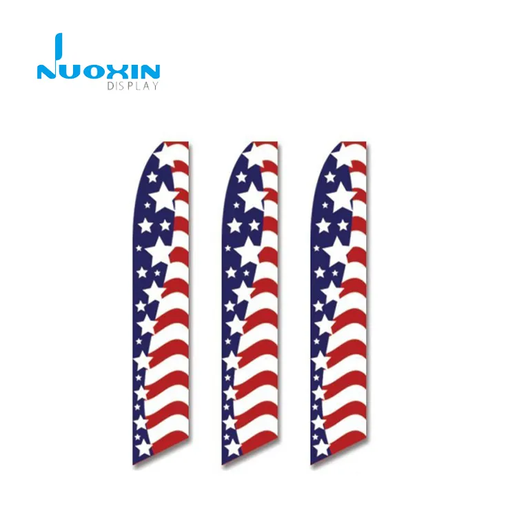 Wholesale High Quality Outdoor Flags Custom Beach Feather Flags With Fiberglass Flagpole for Promotional Adverting