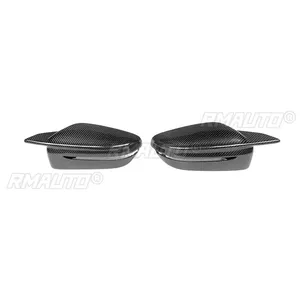 Cubierta de Espejo Retrovisor de Fibra de Carbono Real para BMW Serie 3 4 5 7 8 G20 G21 G28 G22 G11 G30 G38 Estilo M4/M5, Reemplazo de la Tapa del Espejo - Product Image 4