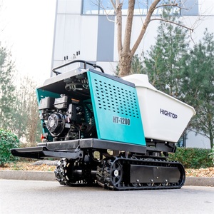 Multifunctional Mini All-Terrain 500KG <b>Track</b> Dumper 1.2Ton Load Capacity Wheelbarrow Power PLC <b>Pump</b> Concrete Buggy - Product Image 3