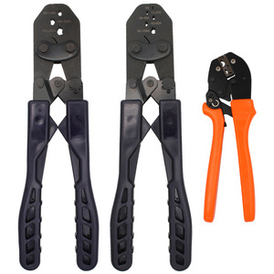 Alicates de crimpado de punta abierta Junxia 10 AWG, herramienta industrial de acero de alto carbono para conectores de cable - Product Image 4