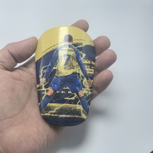Sublimación 10cm Mini <span class=keywords><strong>Espinilleras</strong></span> De Fibra De Carbono <span class=keywords><strong>Espinilleras</strong></span> De Futbol Personalización Personalizada Espinillera De Fibra De Carbono - Product Image 2