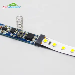 Interruptor sensor touch inline com regulação do fluxo luminoso, 12v led, interruptor de luz, TD002-TM, sem solda