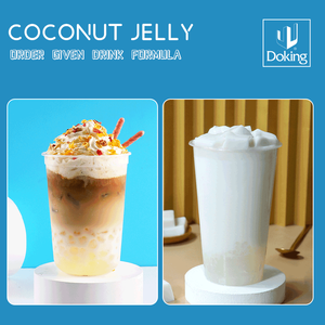 Doking premium konserve hindistan cevizi jöle anında jöle puding süt çay dükkanı ve tatlı dükkanı ticari hindistan cevizi jöle - Product Image 5