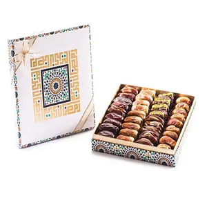 工厂定制标志纸盒斋月降临日历礼品巧克力日期包装盒阿拉伯市场
