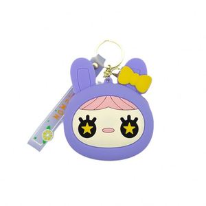 Unisex Reusable Silicone Wallet With Zipper Closure <b>Mini</b> Purses Cute Style for Money Passport Kids' Coin Storage - Product Image 4