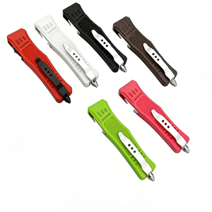 سكين صيد وتخييم خارجي للرجال عالي الجودة بالجملة، شفرة فائقة الحدة A06 A07 مصنوعة بتقنية CNC، مقبض من سبائك الزنك والألومنيوم - Product Image 1