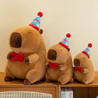Peluche Capybara en coton PP de haute qualité, mignonne, rembourrée, 31-50 cm, unisexe, jouet en peluche pour fête