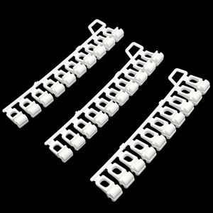 Nhựa Rèm Runner 10 miếng một liên kết Rèm theo dõi tàu lượn nhựa trượt tàu sân bay cho nhỏ Rèm vuông đường sắt - Product Image 4