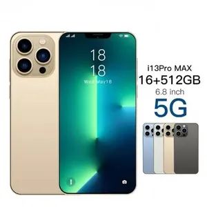 Điện thoại ban đầu i13 Pro Max điện thoại điện thoại thông minh 16GB + 512GB i13 điện thoại mở khóa Dual Sim gốc Android 10