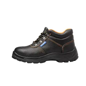 high quality Steel Toe Indestructible Industrial safety boots Men's shoes Anti static Construction Work Shoes