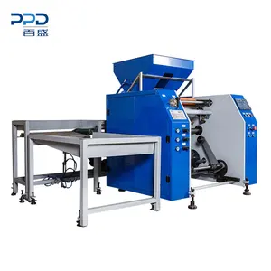 Hot Sale Fully Automatic Food Cling Wrap Film Rewinder Machine