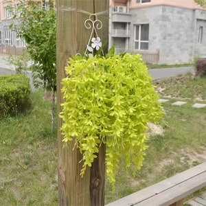 Artificial Wisteria Flowers Plastic Wedding Ceiling Decorations Outdoor Home Wall Hanging Floral Decor 3283093 - Product Image 4