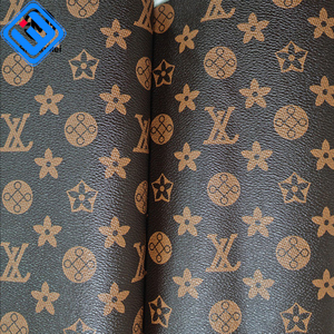 Wholesale Custom Western Block Print Waterproof Quick-Dry Soft Designer PVC PU <strong>Leather</strong> Fabric <strong>Sheets</strong> for Bag Table Furniture - Product Image 6