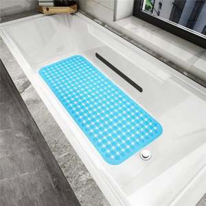 Tapis antidérapant pour baignoire K1219, nouveau, 40*88cm, allongé, en PVC, avec ventouses, tapis antidérapant pour salle de bain, tapis antidérapant pour sol - Product Image 3