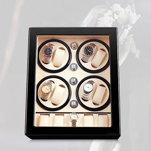 Đàn Piano Màu Đen Sơn Mài Tự Động Hộp Đồng Hồ <span class=keywords><strong>Winder</strong></span> Với Glass Top Bằng Gỗ Tổ Chức Bộ Sưu Tập Hiển Thị Cho Đồng Hồ Lưu Trữ - Product Image 3