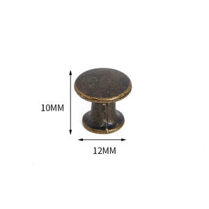 Manijas Elegantes de Cobre Dorado y Negro para Gabinetes Modernos, Armarios, Cajones y Cocinas - Instalación de un Solo Orificio para Dormitorios - Product Image 4